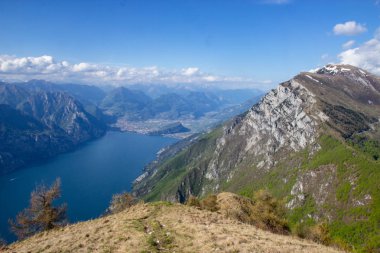 Lake Garda Monte Baldo, İtalya'dan görünüm