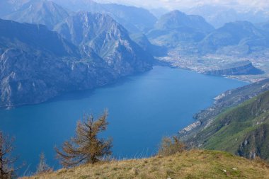 Lake Garda Monte Baldo, İtalya'dan görünüm