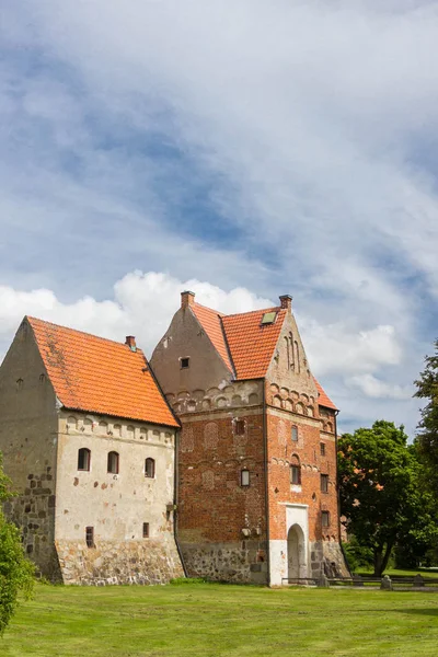 Borgeby Slott Een Kasteel Borgeby Scania Het Zuiden Van Zweden — Stockfoto