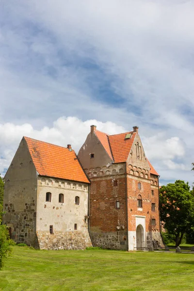 Borgeby Slott Een Kasteel Borgeby Scania Het Zuiden Van Zweden — Stockfoto