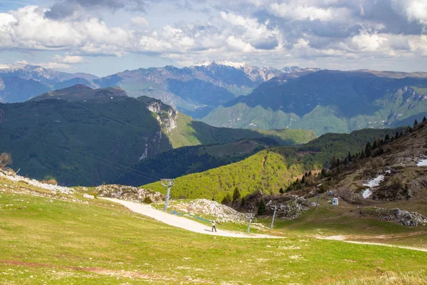 Vista Los Alpes Desde Monte Blado Italia — Foto de Stock