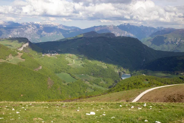 Widok Alpy Monte Blado Włochy — Zdjęcie stockowe