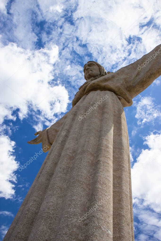National Sanctuary of Christ the King statue in Lisbon