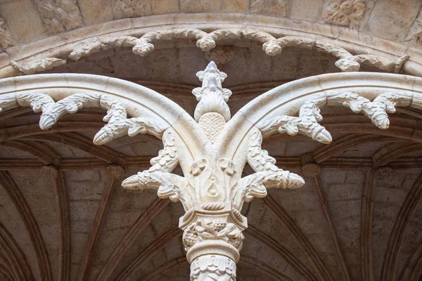 Buitenkant Van Het Hieronymites Klooster Belem Lissabon Portugal — Stockfoto