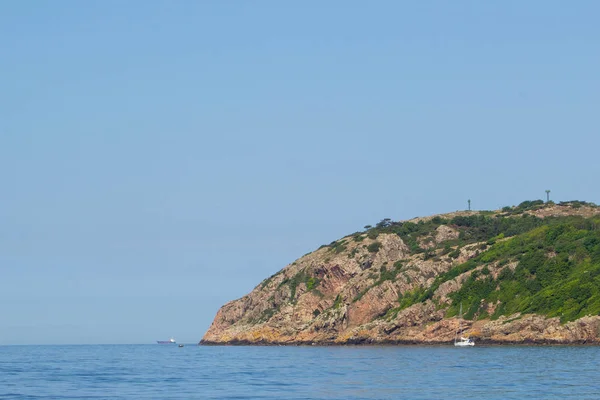 Vista Del Acantilado Kullaberg Cerca Ciudad Molle Suecia —  Fotos de Stock