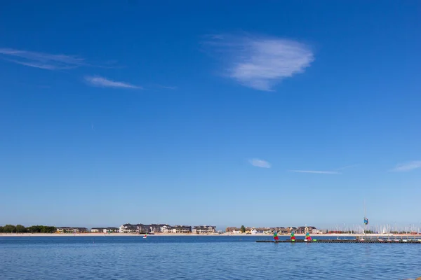 Vista mare a Heiligenhafen, Germania del Nord — Foto Stock