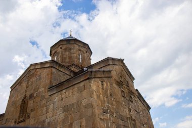 Gergeti kilise. Cminda Sameba, Stepantsminda. Gürcistan 