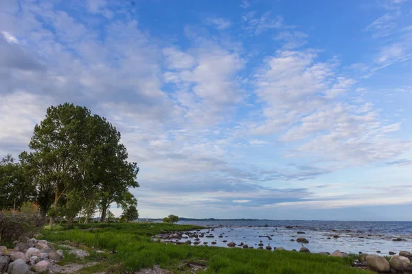 Vue sur la côte baltique, région de Scanie, Suède — Photo