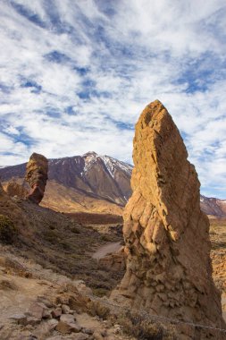 Teide Volkan Milli Parkı'nda lav oluşumları, Tenerife