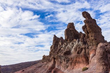 Teide Volkan Milli Parkı'nda lav oluşumları, Tenerife