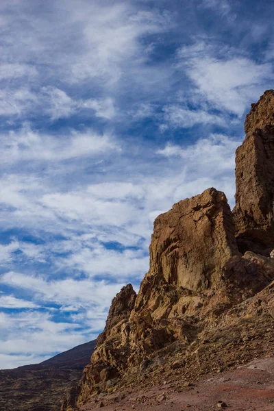 Formaciones de lava en el Parque Nacional Volcán Teide, Tenerife — Foto de Stock