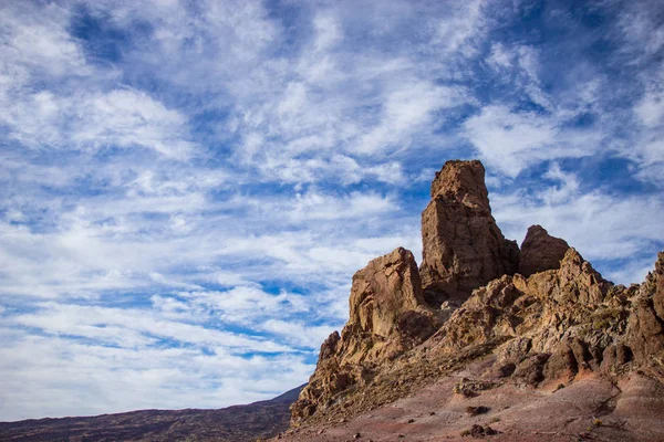 Lávové útvary v národním parku Teide sopka, Tenerife — Stock fotografie