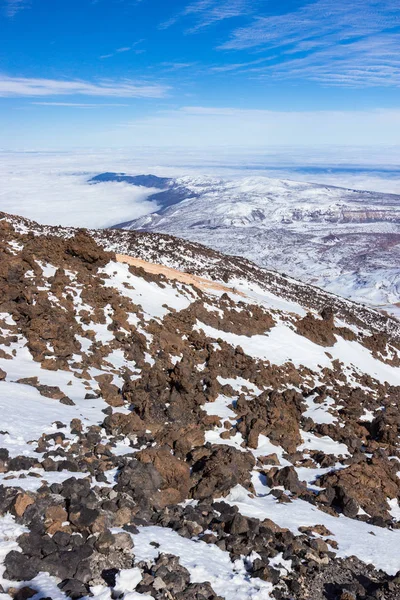 Wüstenlandschaft im Vulkan Teide Nationalpark, Teneriffa, Spanien — Stockfoto