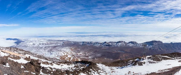 西班牙特内里费火山泰德国家公园的沙漠景观 — 图库照片