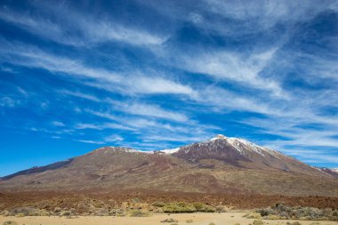 Teide Ulusal Parkı Görünümü, Tenerife, İspanya