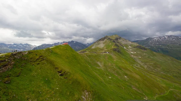 Pohled na Alpy z vrcholu lanovky v Bad Gasteinu, Rakousko — Stock fotografie