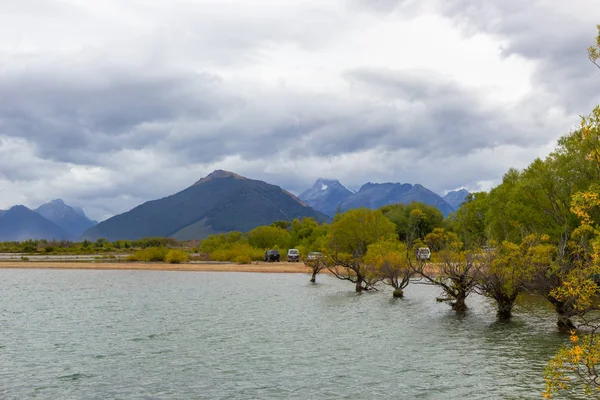 View of northern end of Lake Wakatipu in the South Island , New Zealand — Stock Photo, Image