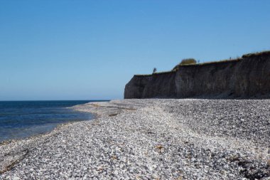 Sangstrup Klint - Djursland bölgesinde beyaz kayalıklar, Danimarka