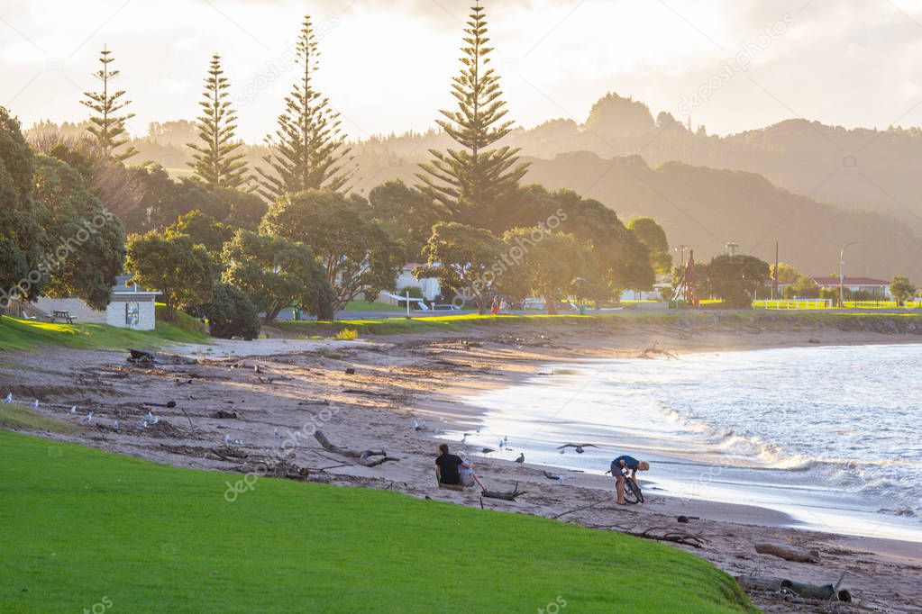 morning at Paihia beach, Bay of Islands, NZ