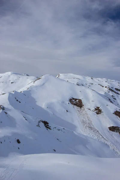 겨울철 메이로펜 스키 리조트 전경, 오스트리아 — 스톡 사진