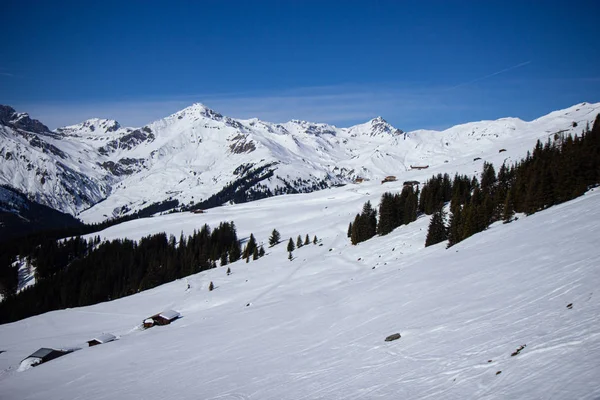 View of Mayrhofen ski resort in winter time, Austria — Stock Photo, Image