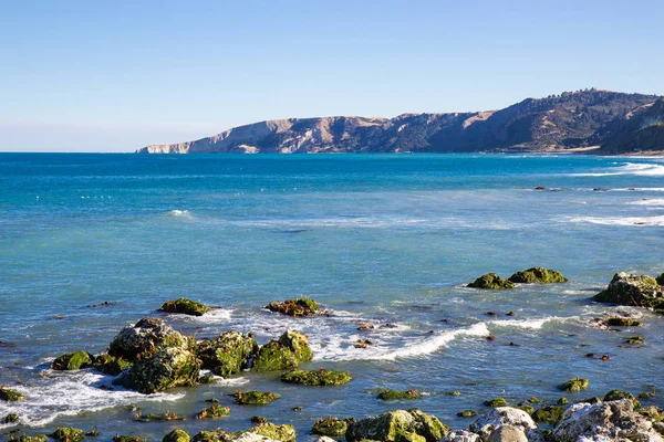 Kaikoura yakınlarındaki muhteşem deniz manzarası görünümü, Yeni Zelanda — Stok fotoğraf