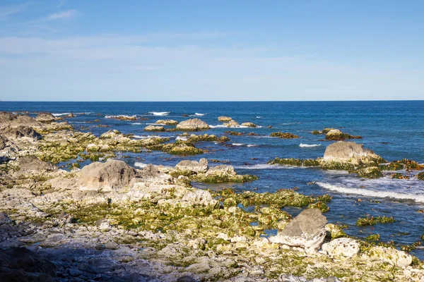 Niesamowity widok Seascape w pobliżu Kaikoura, Nowa Zelandia — Zdjęcie stockowe