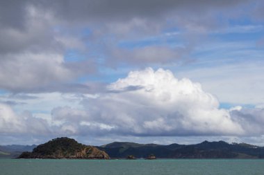 Bay of Islands teknesinden görünümü, Yeni Zelanda