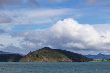 Bay of Islands teknesinden görünümü, Yeni Zelanda