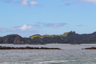 Bay of Islands teknesinden görünümü, Yeni Zelanda