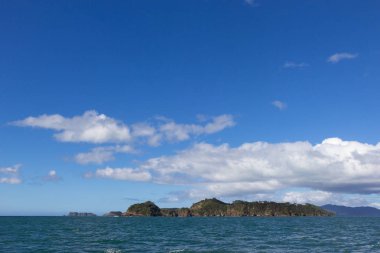 Bay of Islands teknesinden görünümü, Yeni Zelanda