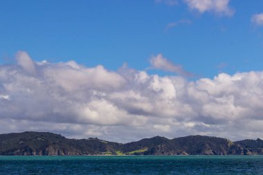 Bay of Islands teknesinden görünümü, Yeni Zelanda