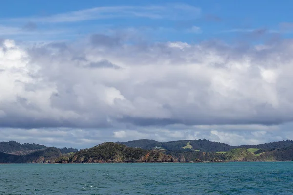 Uitzicht vanaf Boat of Bay of Islands, Nieuw-Zeeland — Stockfoto