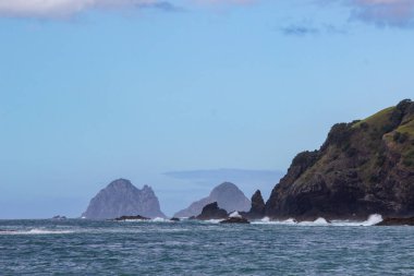 Bay of Islands teknesinden görünümü, Yeni Zelanda