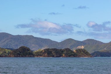 Bay of Islands teknesinden görünümü, Yeni Zelanda
