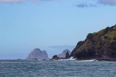 Bay of Islands teknesinden görünümü, Yeni Zelanda