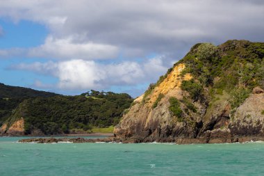 Bay of Islands teknesinden görünümü, Yeni Zelanda