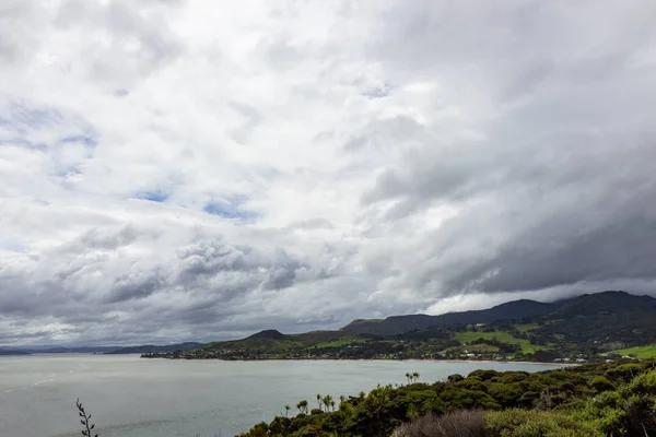 View from viewpoint near Opononi, New Zealand — Stock Photo, Image