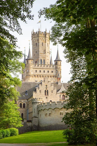 Exterior del castillo de Marienburg cerca de Hannover, Alemania — Foto de Stock