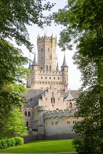 Exterior del castillo de Marienburg cerca de Hannover, Alemania — Foto de Stock