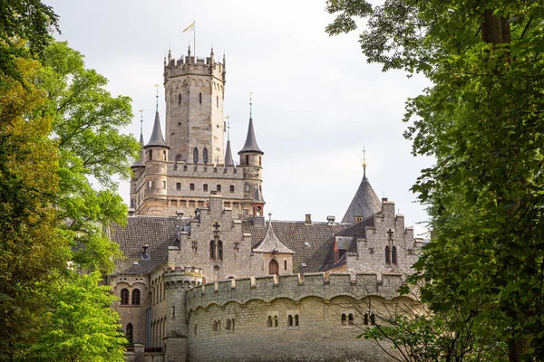 Exterior del castillo de Marienburg cerca de Hannover, Alemania — Foto de Stock