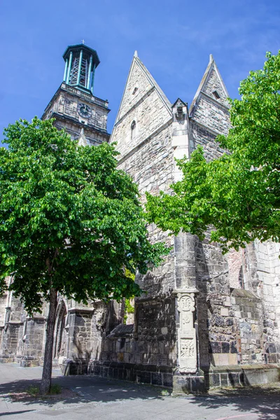 Aegidienkirche var en kyrka i Hannover, förstörd i WW2 — Stockfoto