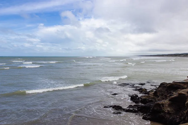 Vista de la playa de Muriwai, isla del norte, Nueva Zelanda —  Fotos de Stock