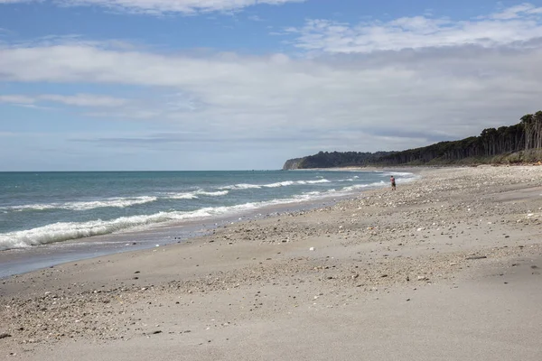 Blick auf den Strand von Bruce, Westküste Neuseelands — Stockfoto