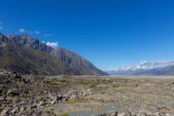 Vista del valle en el parque nacional Mount Cook — Foto de Stock