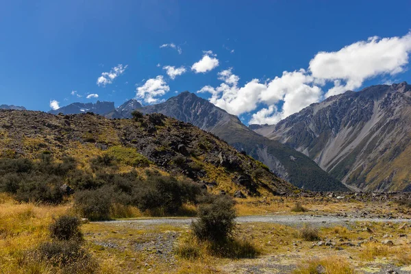 Vista del valle en el parque nacional Mount Cook —  Fotos de Stock