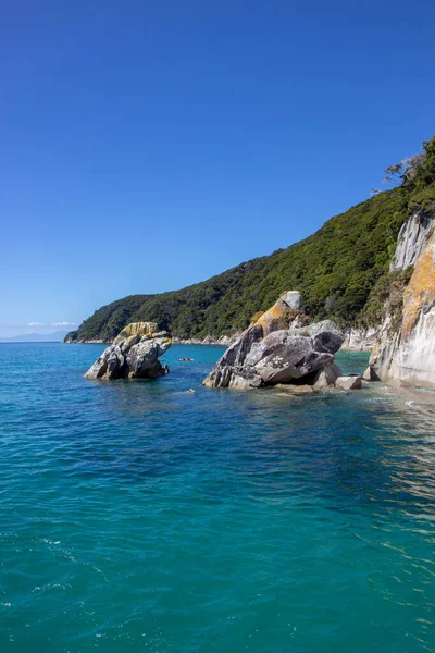 Vista do Parque Nacional Abel Tasman, Nova Zelândia — Fotografia de Stock