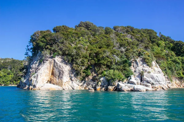 Widok na park narodowy Abel Tasman, Nowa Zelandia — Zdjęcie stockowe