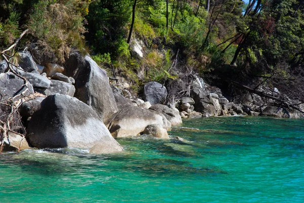 Uitzicht op Abel Tasman National Park, Nieuw-Zeeland — Stockfoto