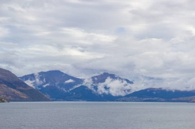 Wakatipu Gölü manzarası, Güney Adası, Yeni Zelanda